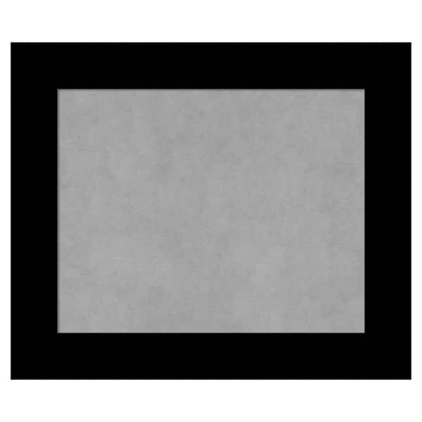Amanti Art Basic Black 25 in. x 21 in. Framed Magnetic Board