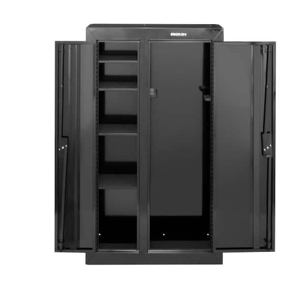 10-Gun Black Double Door Security Cabinet 10-Gun Black Double Door Security Cabinet