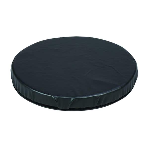 Deluxe Swivel Seat Cushion in Black Leatherette