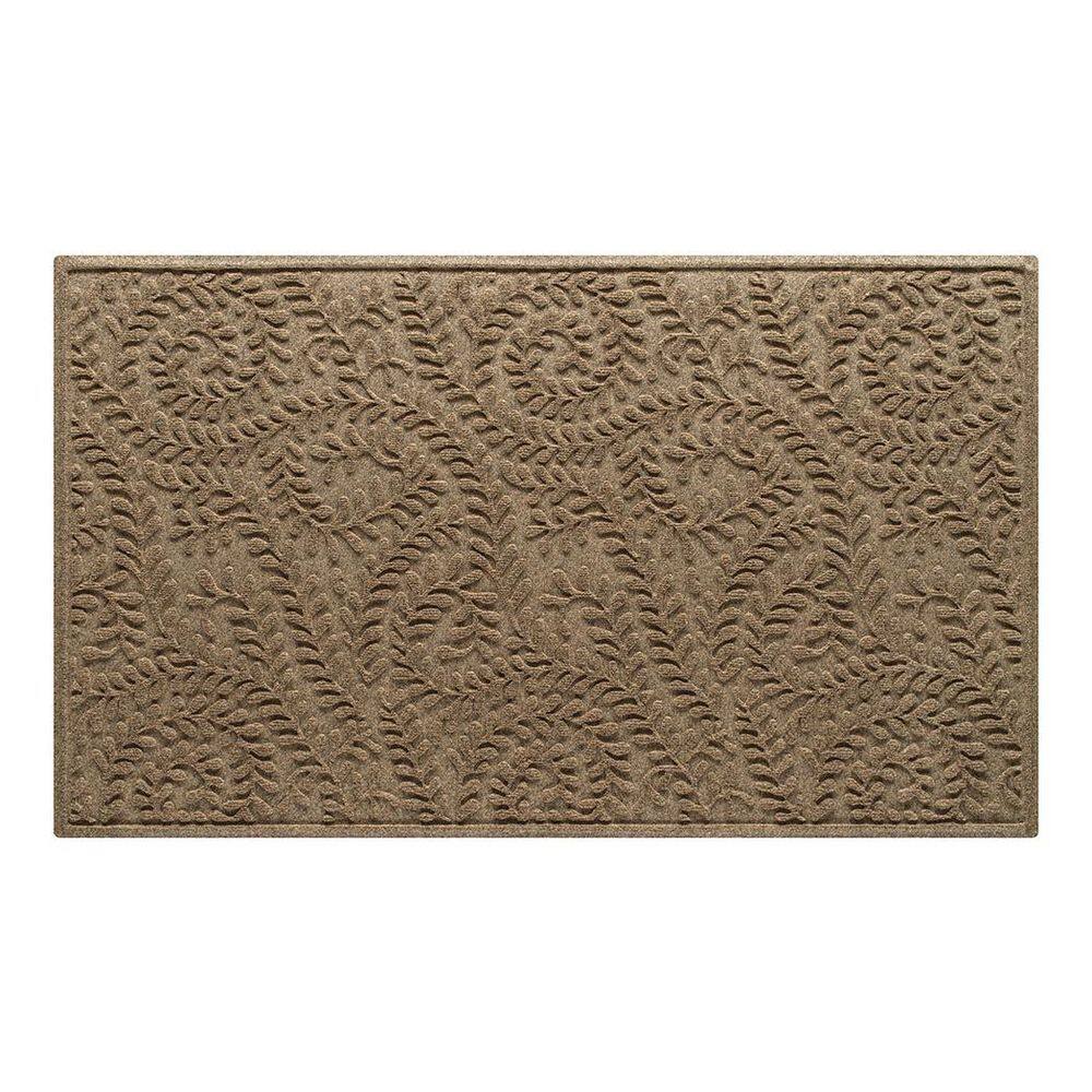 WaterHog Boxwood Camel 35 in. x 59 in. PET Polyester Indoor Outdoor Doormat price history on PriceWatchPro