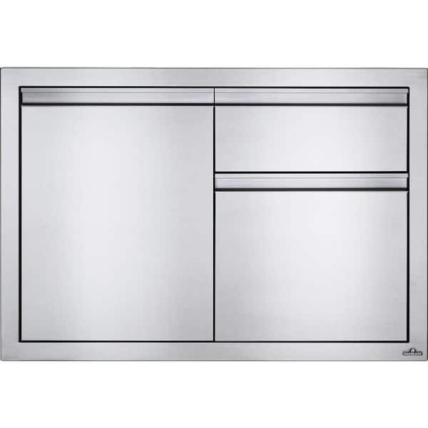 36 in. X 24 in. Single Door and Waste Bin Drawer (Product Size 27.75 x 39.50 x 23.50)