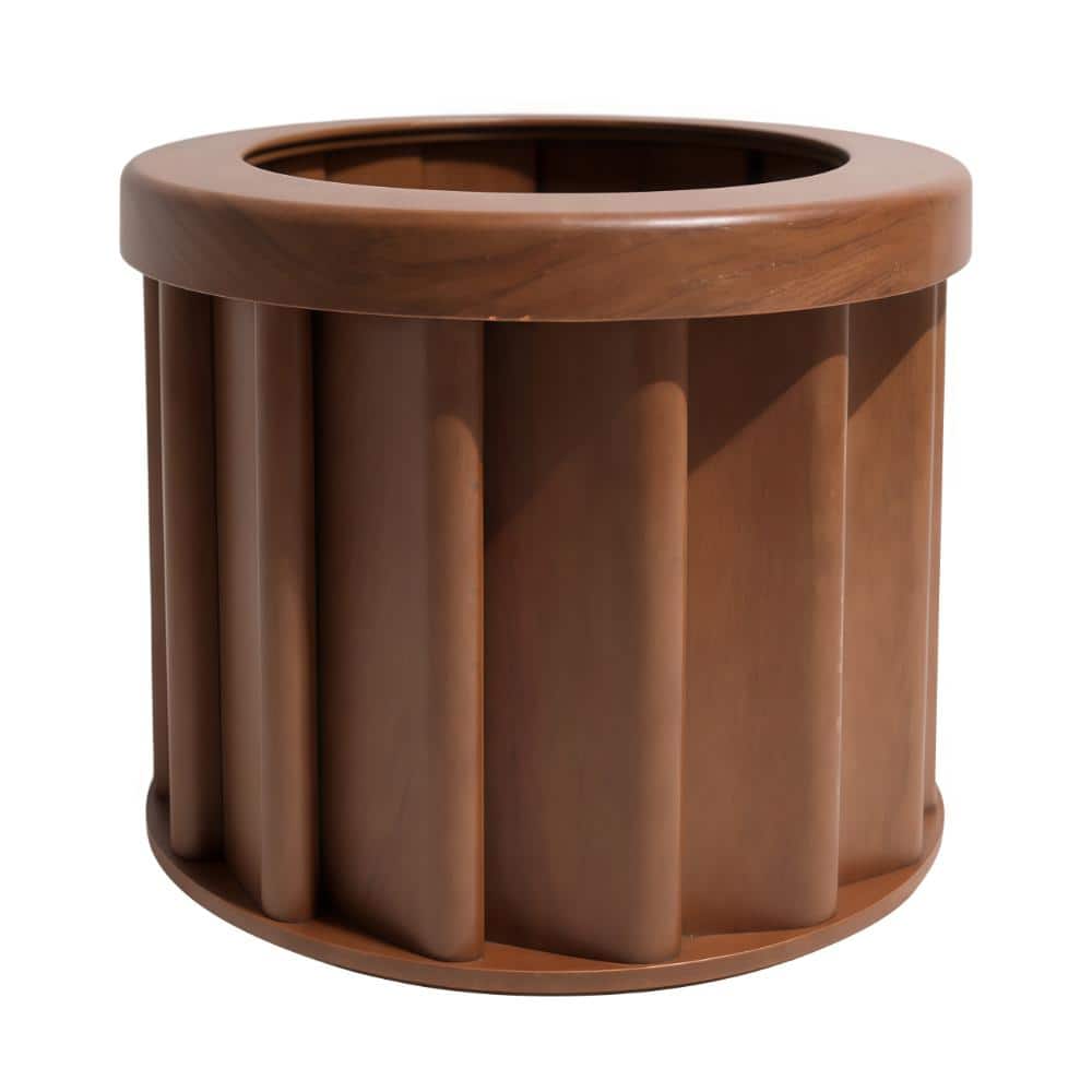 Modern Fluted Round Tabletop Planter with Detachable Water Storage Tray, Lightweight Aluminium Decorative Plant Pot price history on PriceWatchPro