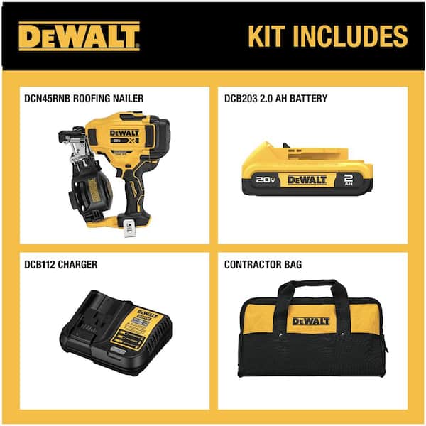 Dewalt Bag, 20v Brushless Drill, Dewalt DCB112 Battery Pack And Charger