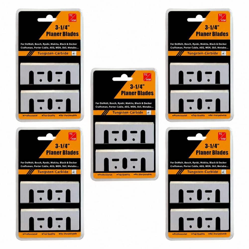 3-1/4 in Tungsten Carbide Planer Blades with Enhanced Sharpness for Makita DeWalt Bosch Ryobi Planer 5 Set price history on PriceWatchPro