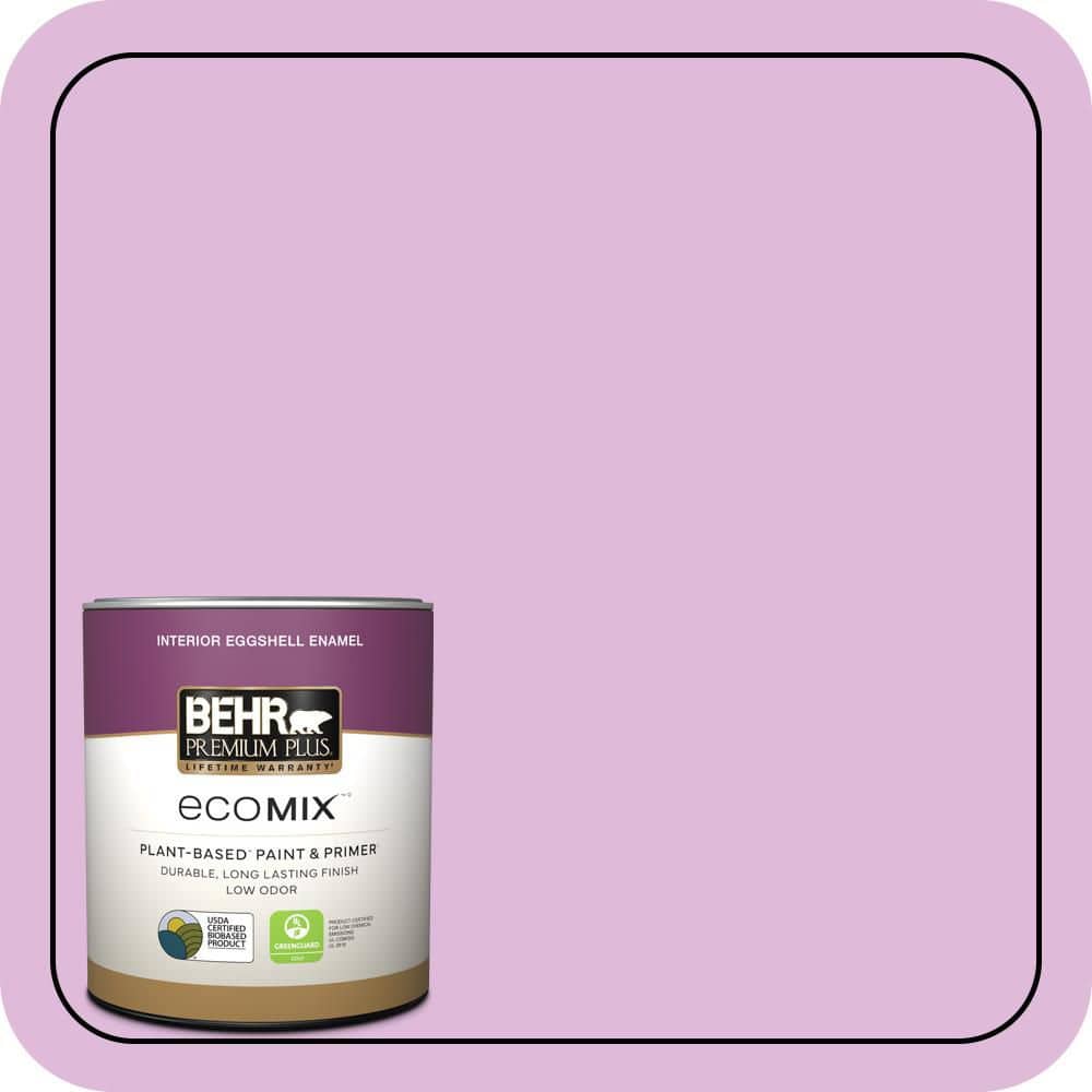 1 qt. #670A-3 Posies Eggshell Enamel EcoMix Plant-Based Interior Paint & Primer price history on PriceWatchPro
