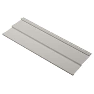 Take Home Sample Dimensions Double 4 in. x 24 in. Vinyl Siding in Pewter