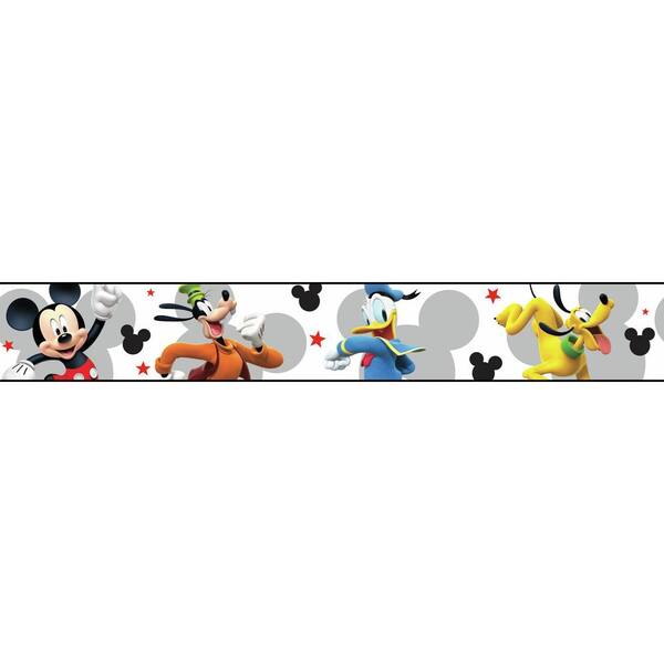 York Wallcoverings Disney Kids III Disney Mickey Mouse and Friends Border
