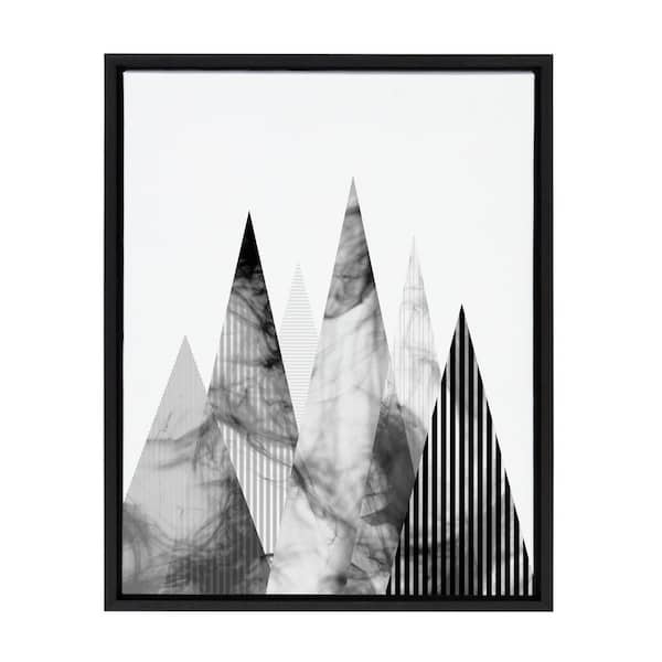 Kate and Laurel Sylvie Modern Framed Canvas Wall Art 24 in. x 18 in.