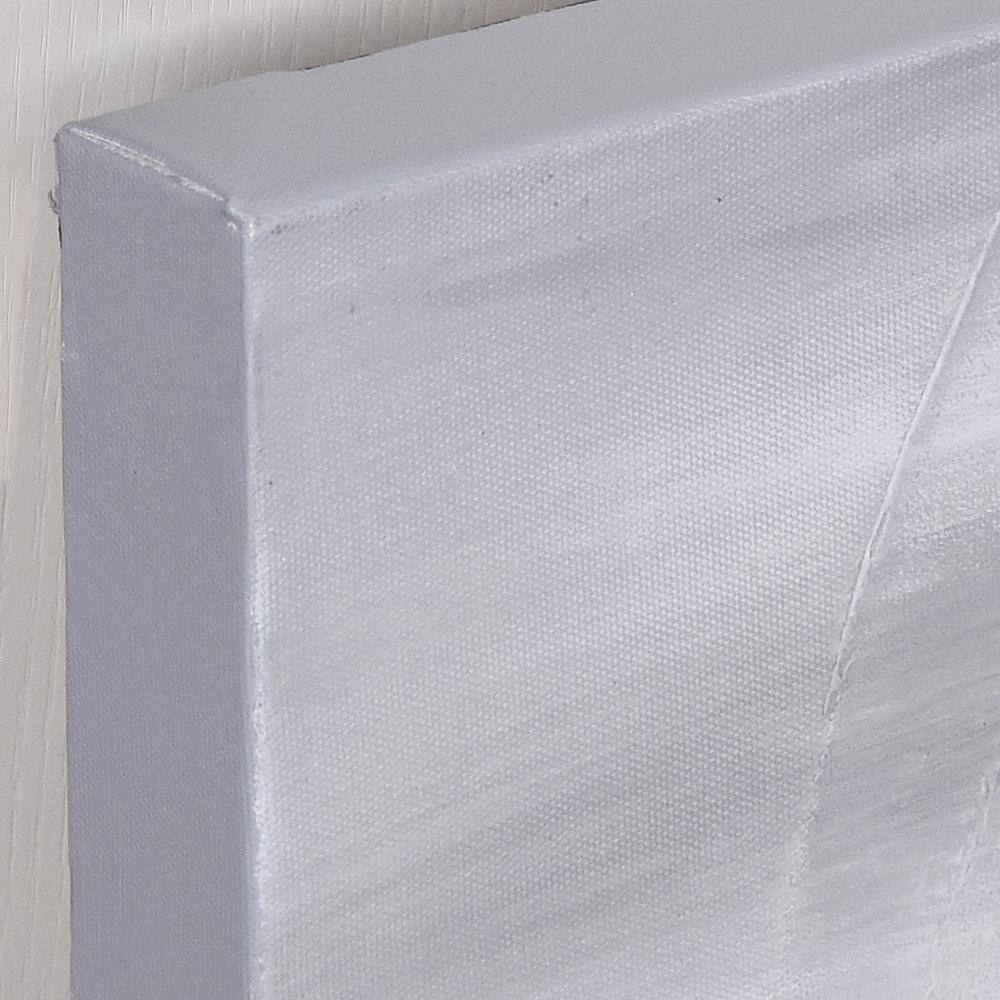 Silver Dust Textured Metallic Abstract Landscape Canvas Art, 20" x 72"
