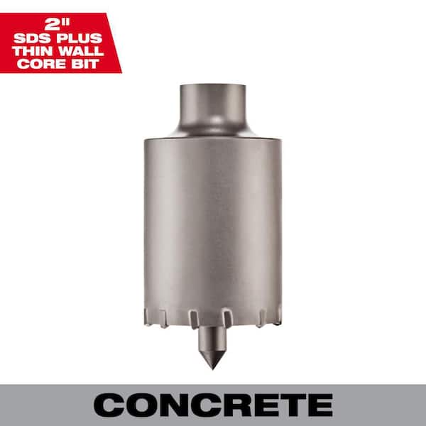 Milwaukee 2 in. x 2-13/16 in. Thin Wall SDS-PLUS Core Bit