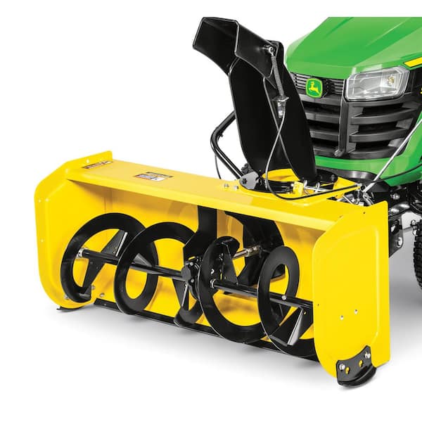 Lawn tractors with online snow blowers