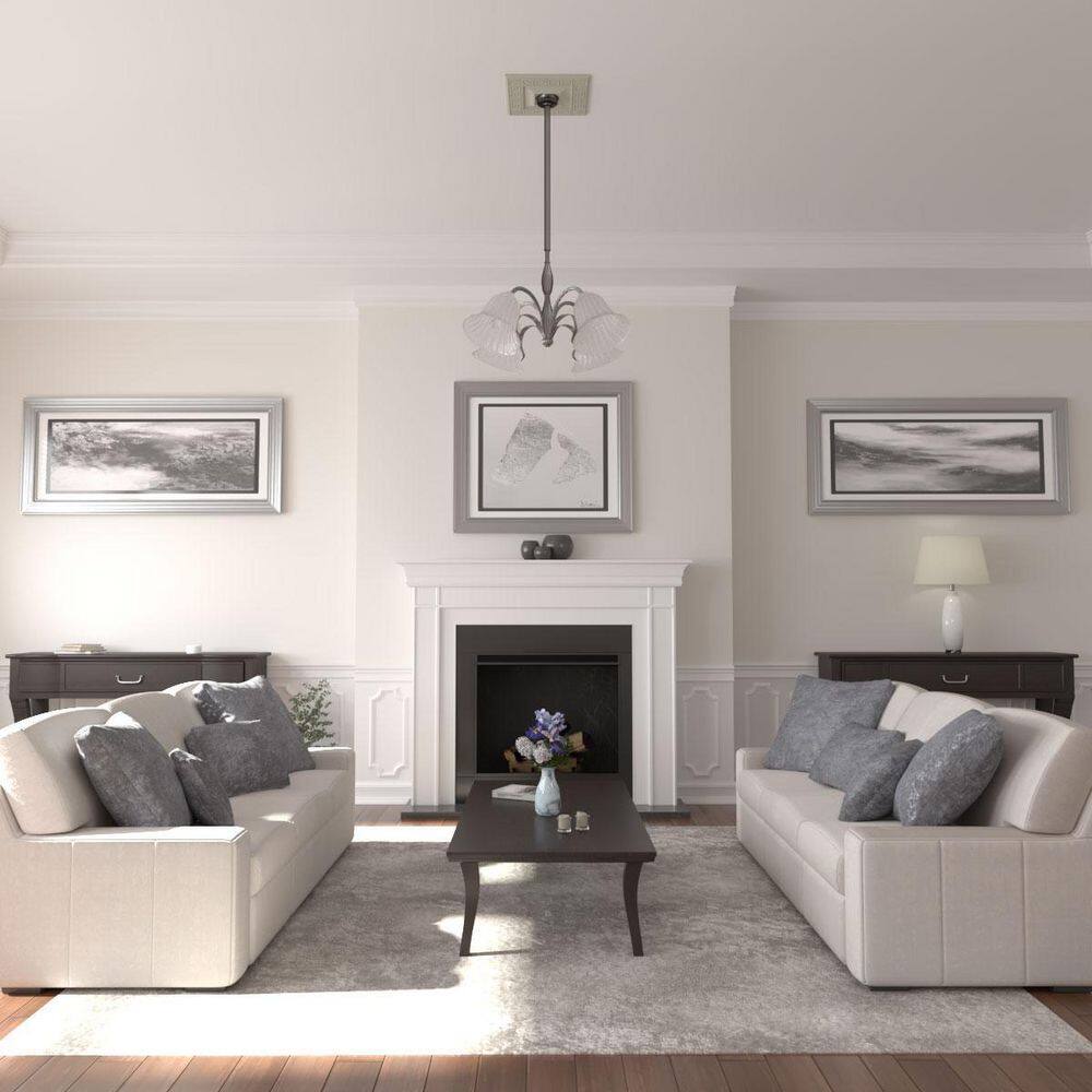 Eris Pot of Cream Polyurethane Ceiling Medallion