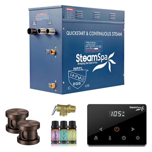 Oasis Series 10500-Watt Steam Generator with Continuous Steam Plus Fully Wireless Handheld Control in Oil Rubbed Bronze