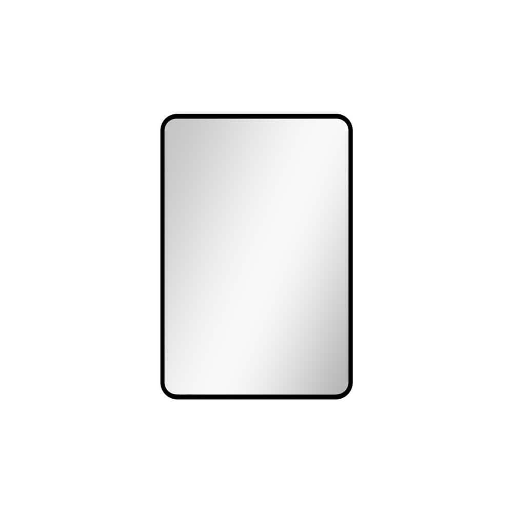 20 in. W x 28 in. H Rectangular Iron Medicine Cabinet with Mirror