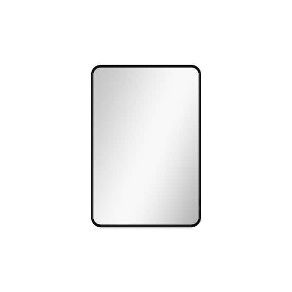 Unbranded 20 in. W x 28 in. H Rectangular Iron Medicine Cabinet with Mirror