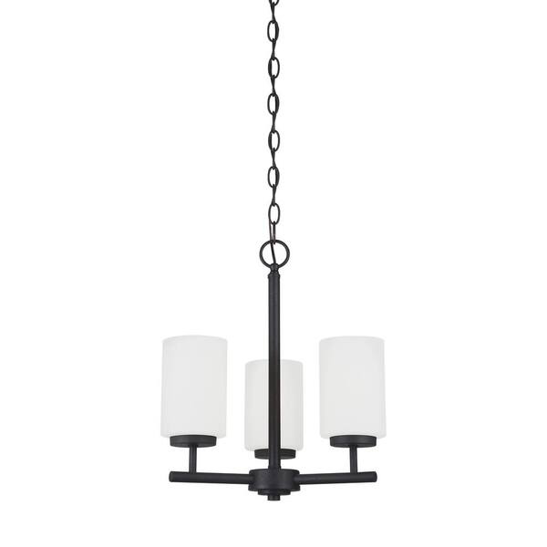 Generation Lighting Oslo 3-Light Blacksmith 1-Tier Hanging Chandelier