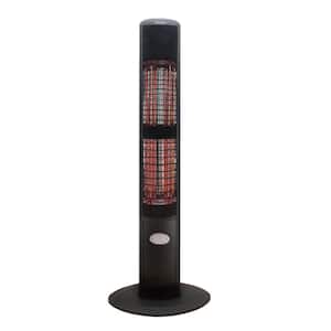1500-Watt Infrared Freestanding with Remote Electric Outdoor Heater