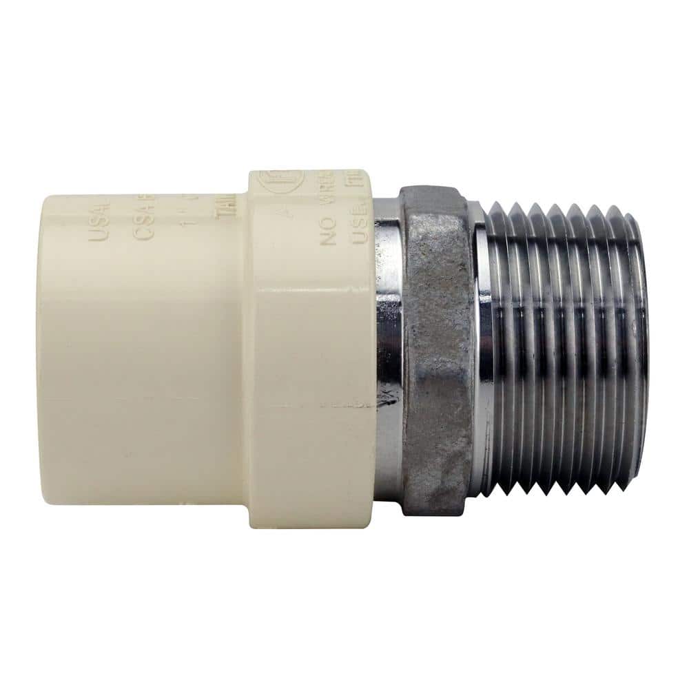 Charlotte Pipe 1-in Schedule 40 PVC Male Adapter PVC 02109 1000 At - View #4