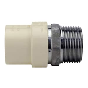 1 in. x 1 in. CPVC CTS Slip Stainless Steel MNPT Adapter