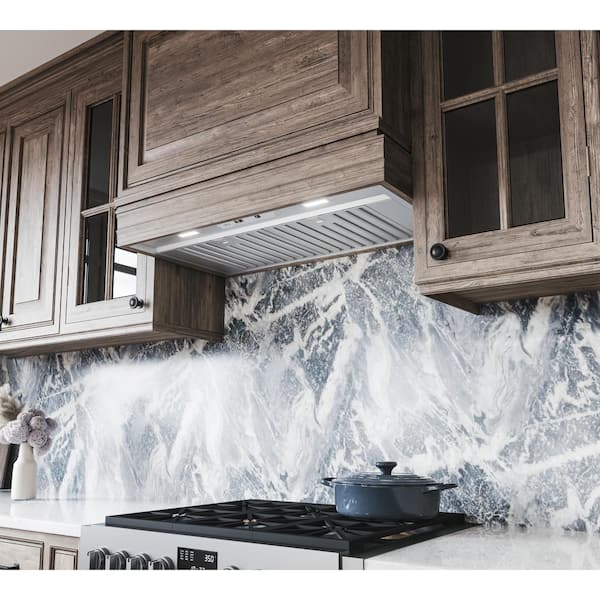 Monsoon Mini 36 in. 300 CFM Convertible Insert Range Hood in Stainless Steel