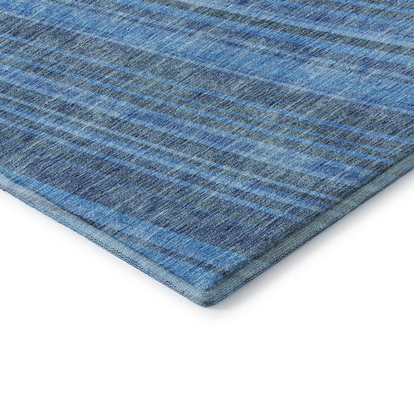 Mayfield Premium Machine Washable Abstract AMF981 Blue 10 ft. x 14 ft. Area Rug