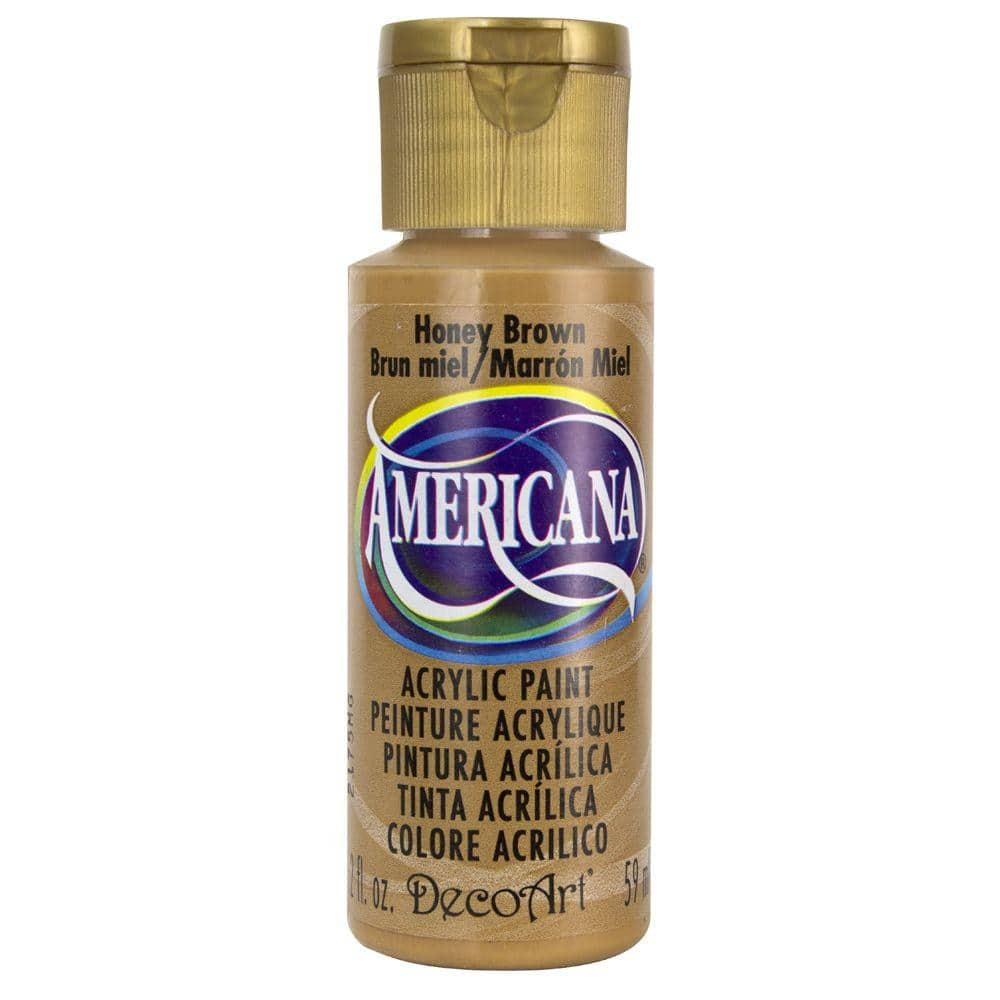 Americana 2 oz. Honey Brown Acrylic Paint