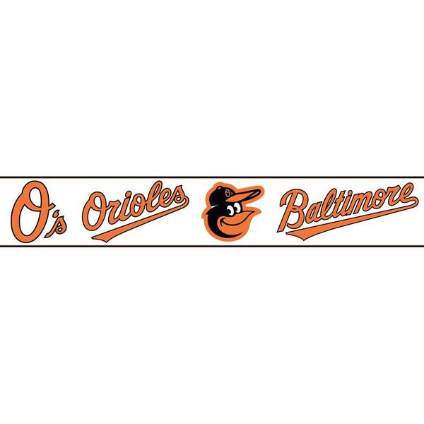 Major League Baseball Boys Will Be Boys II Baltimore Orioles Wallpaper Border