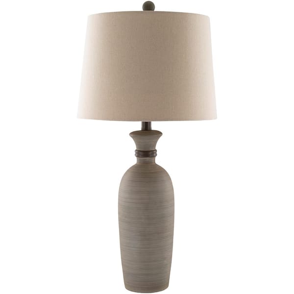 Livabliss Stellina 28.5 in. Gray Indoor Table Lamp