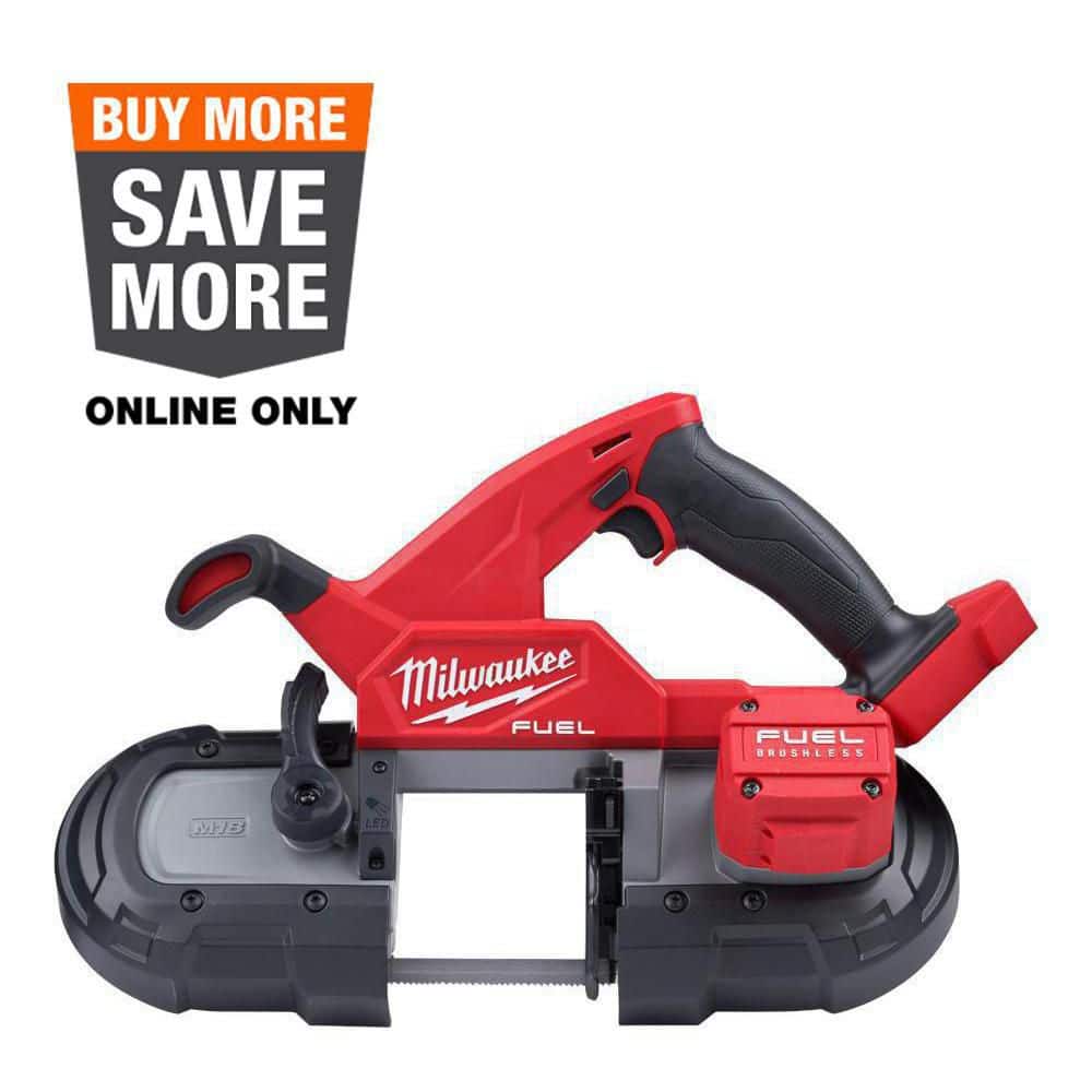 Milwaukee M18 FUEL 18V Lithium-Ion Brushless Cordless Compact Bandsaw (Tool-Only) 2829-20 - The Home Depot