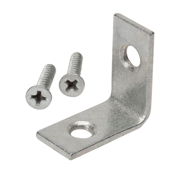 (4-Pack) 1 in. Galvanized Corner Brace