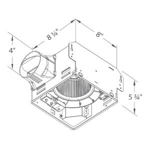 Ceiling - 8.25 - Bath Fans - Bathroom Exhaust Fans - The Home Depot