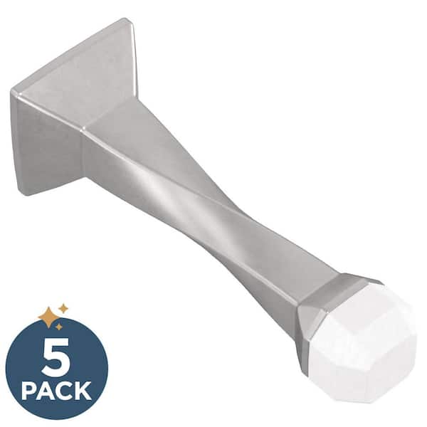 Franklin Brass 5-Pack Napier 3 in. (76 mm) Solid Door Stop in Matte Nickel