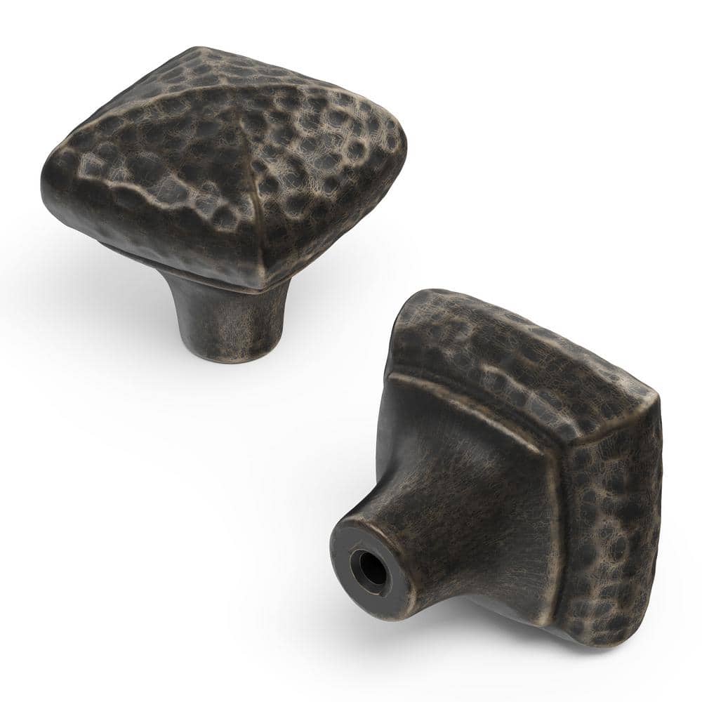 HICKORY HARDWARE Mountain Lodge 11/4 in. Windover Antique Knob P3062WOA The Home Depot