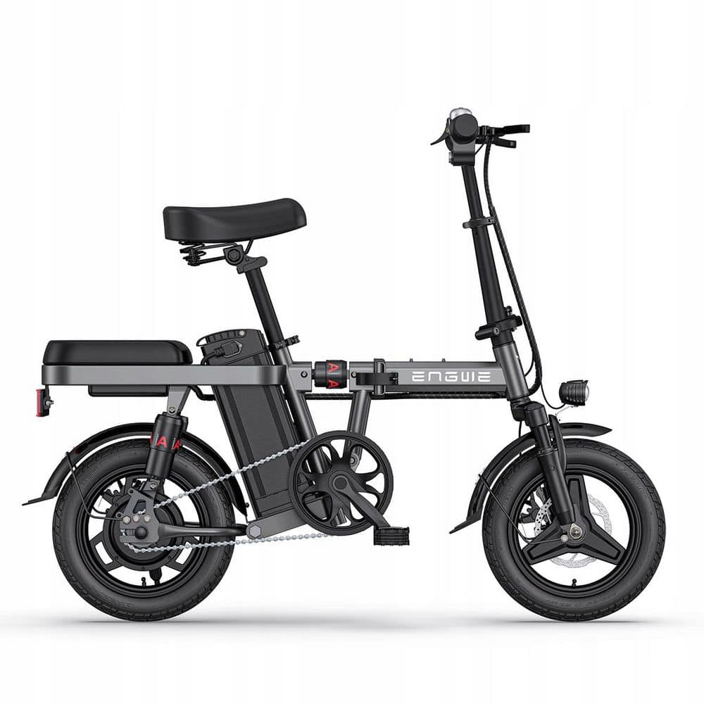 14 Adults Gray Lightweight and Foldable Electric Bike Adults