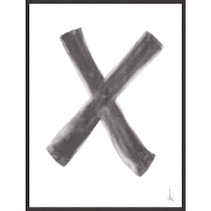 44 in. x 60 in. "X" Framed Giclee Print Wall Art