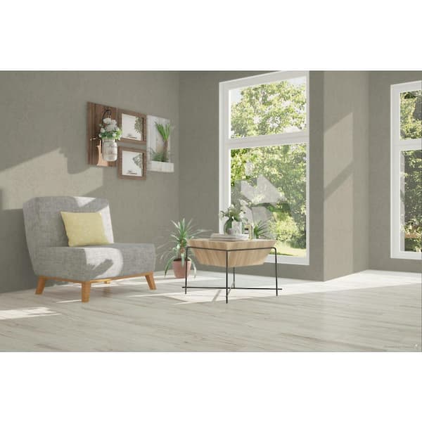 Llewelyn-Bowen Off The Wall Beige Damask Sauvage Flocked Finish Non-Pasted Non-Woven Wallpaper Sample