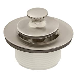 Lift and Turn Bath Tub Drain Remodel Kit in Brushed Nickel