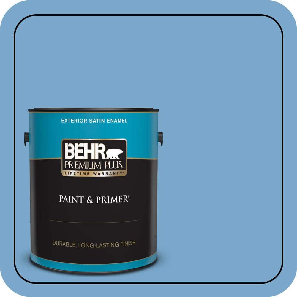 1 gal. #M520-4 Mirror Lake Satin Enamel Exterior Paint & Primer price history on PriceWatchPro