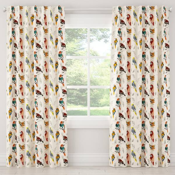 Skyline Furniture 50 in. W x 120 in. L Unlined Curtains in Avery Multi