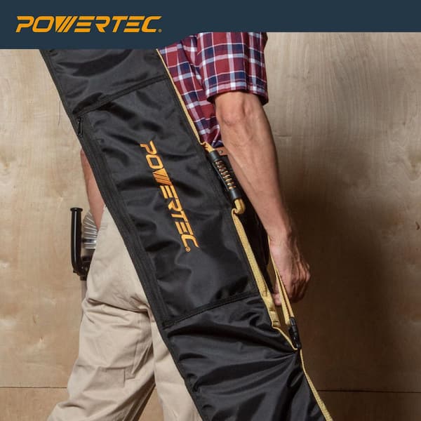 60 in. Track Saw Guide Rail Bag for Festool, Makita, and DEWALT with Dual-Sided Padding For Secure Rail Placement