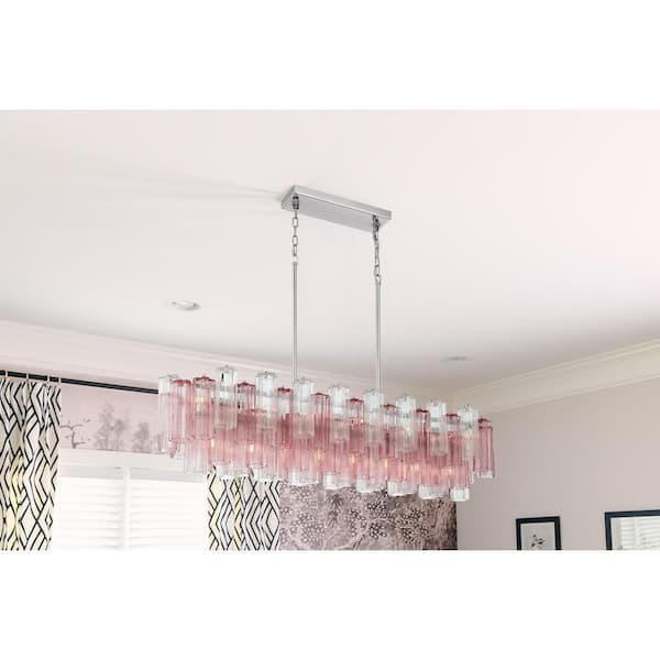 00633779102387,52, Addis 14-Light Polished Chrome Linear Chandelier