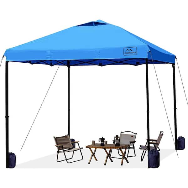 Unbranded 10 ft. x 10 ft. Pop Up Commercial Canopy Tent Waterproof Shade with Adjustable Legs, Air Vent, Carry Bag and Sandbags