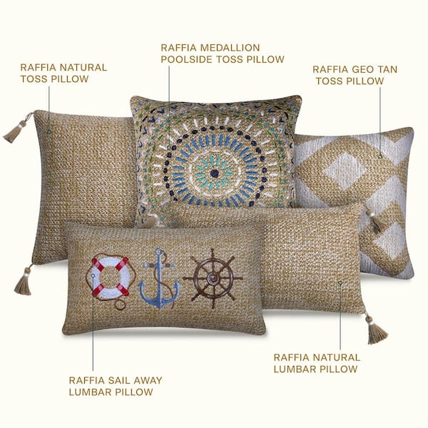 Medallion outdoor pillow hotsell