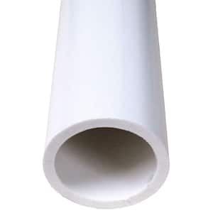 .75 PVC Pipe Sch 40 3/4 Inch White/PVC / 1 FT 