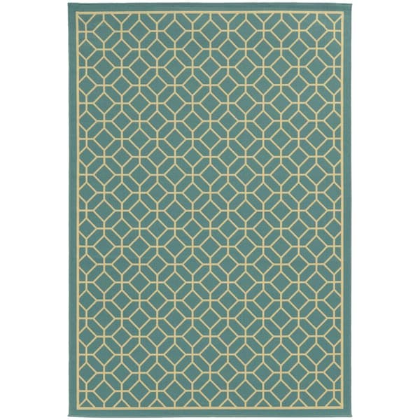 Home Decorators Collection Sand Aegean 8 ft. x 11 ft. Area Rug