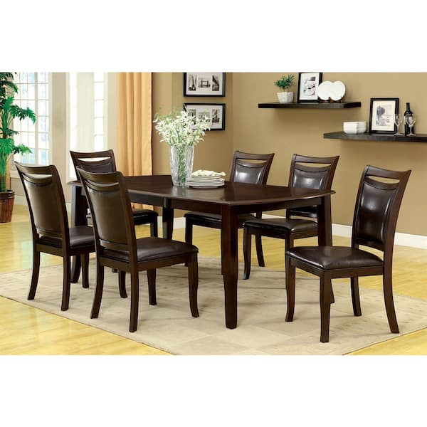 Swanson 72 in. Rectangle Dark Cherry Wood Expandable Dining Table (Seats 6)