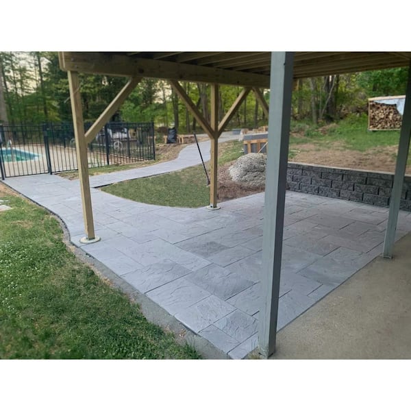 Nantucket Pavers Yorkstone 6 in. x 6 in. x 1.5 in. Multi-Color Concrete Paver Sample Box (3-Pieces)
