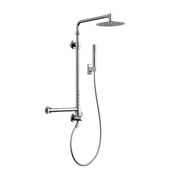 PULSE Gloss Chrome Bathtub Spout with Diverter PULSE Gloss Chrome Bathtub Spout with Diverter