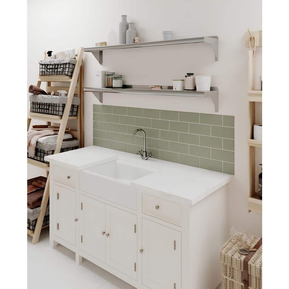 48" Stainless Steel Wall Shelf with Brackets