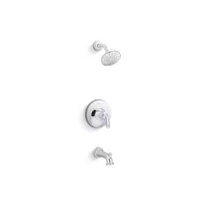 Bellera 2-Handle Tub and Shower Faucet Trim Kit in Polished Chrome (Valve Not Included)